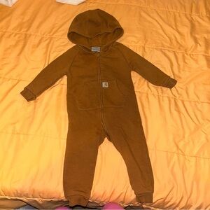 Carhartt fleece full zip up coverall